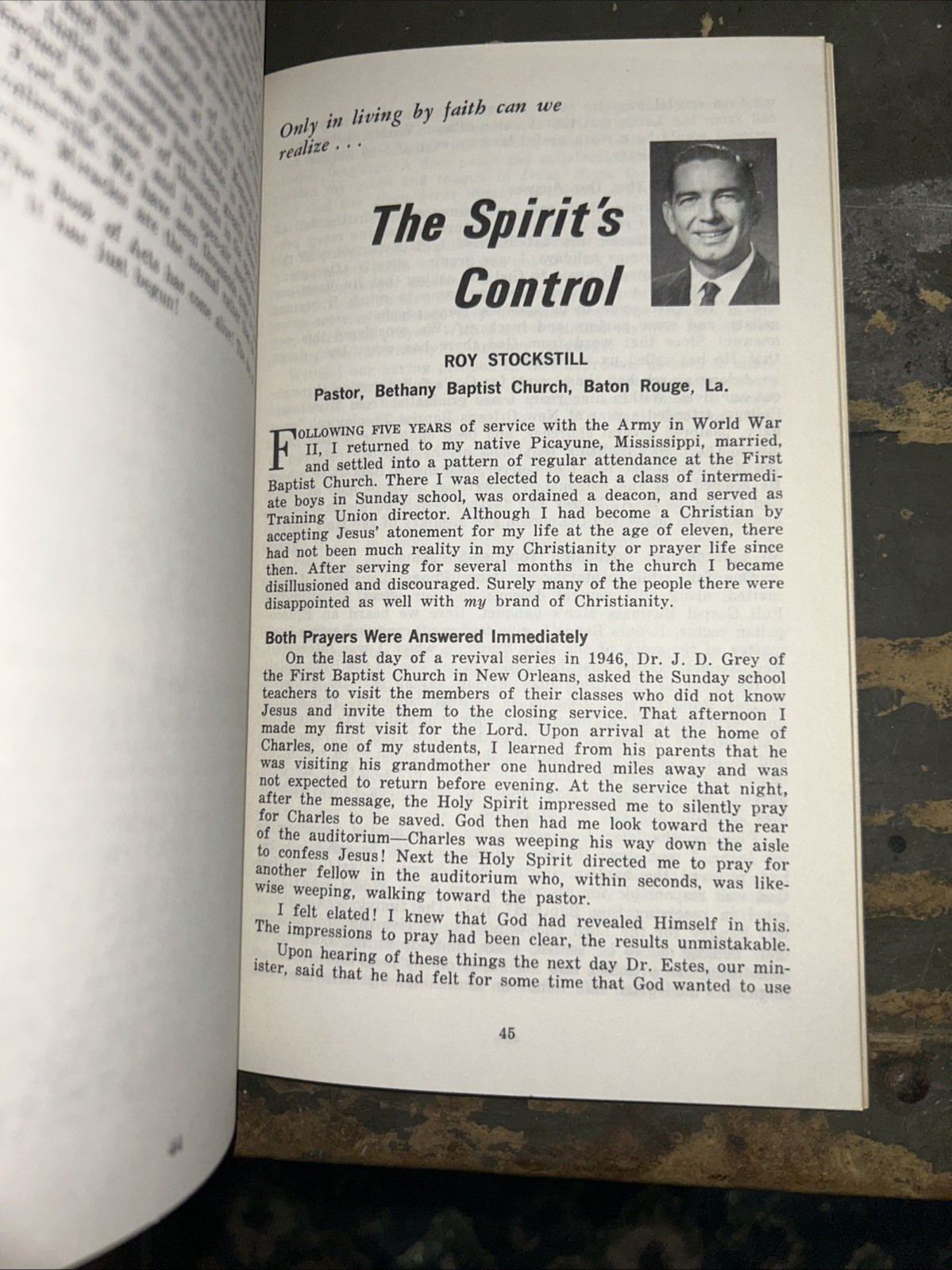 The Acts of the Holy Spirit among Baptists Today 1971 Compilation FGBMFI K50