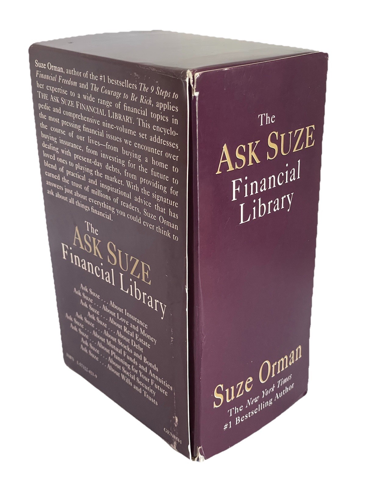 The Ask Suze Financial Library Lot of 9 Books Teaching Paperback Edition VTG