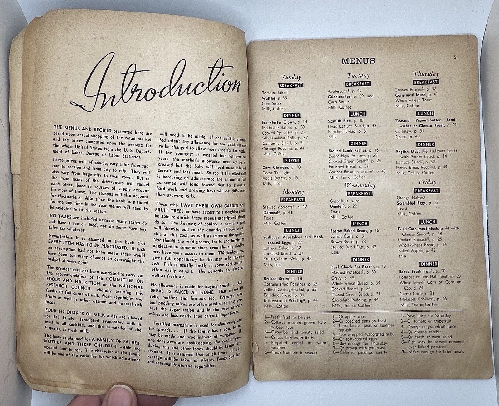 Culinary Arts Institute Cookbook 48 Pages – Ruth Berolzheimer – Copyright 1942