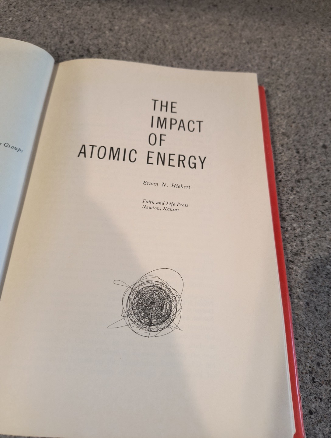 1961 Impact of Atomic Energy Hard Copy With Cover Erwin Hiebert