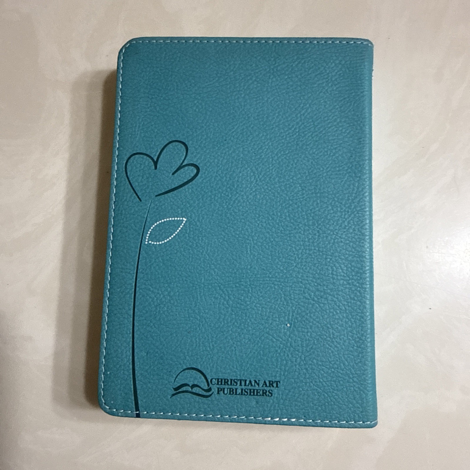 Turquoise Faux Leather Compact King James Version Bible