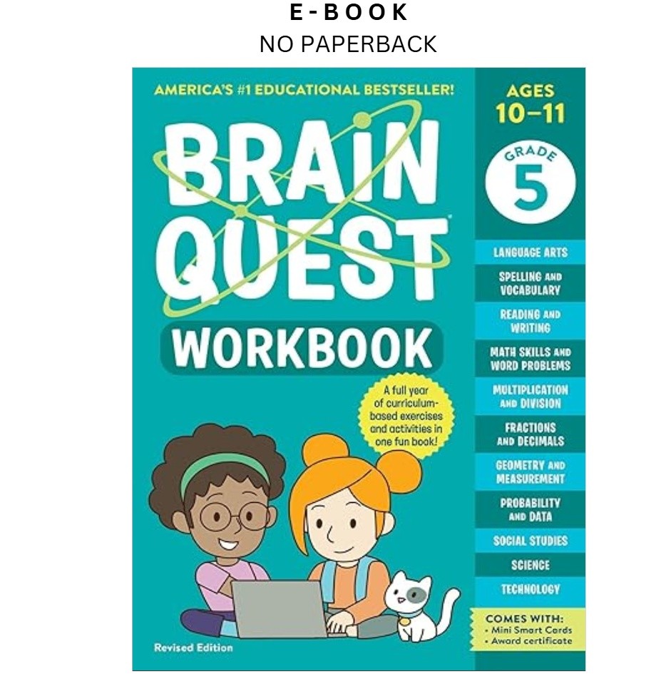 Brain Quest Workbook: 5th Grade Revised Editi, Workman Publishing 2023