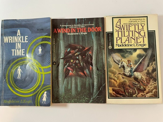 Vintage Madeleine L’Engle Time Trilogy Set 3 Dell / Laurel ~ Wrinkle in Time