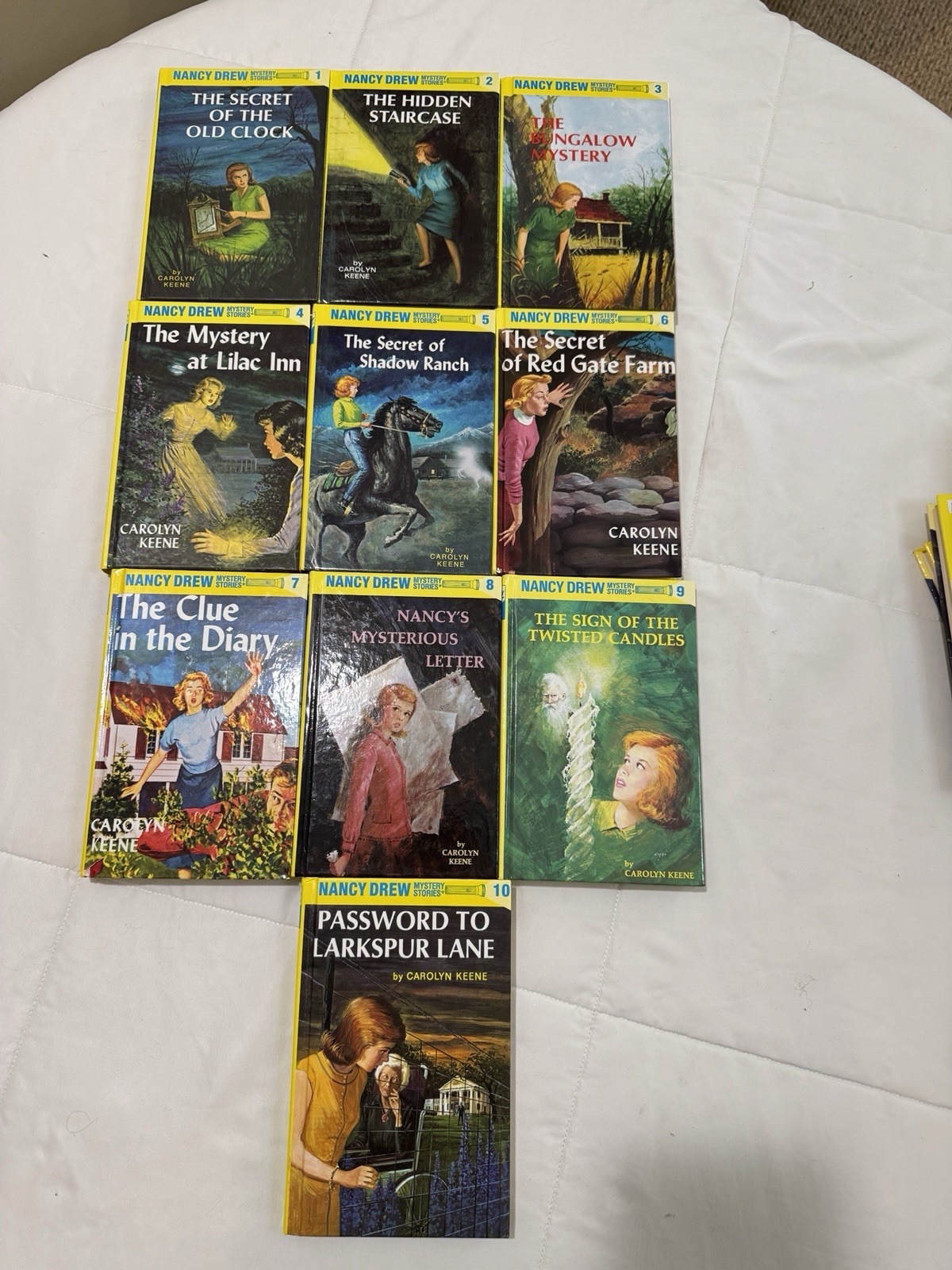 Nancy Drew Books 1-10 Set the Nancy Drew Mystery Stories Collection