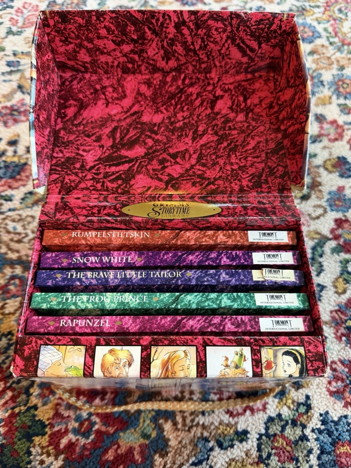 Grimm Storytime Library Box Set Illustrated Picture Books Rapunzel Snow White