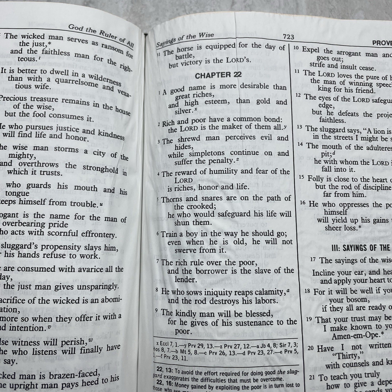 New American Bible Saint Joseph Edition 611/10B – Catholic