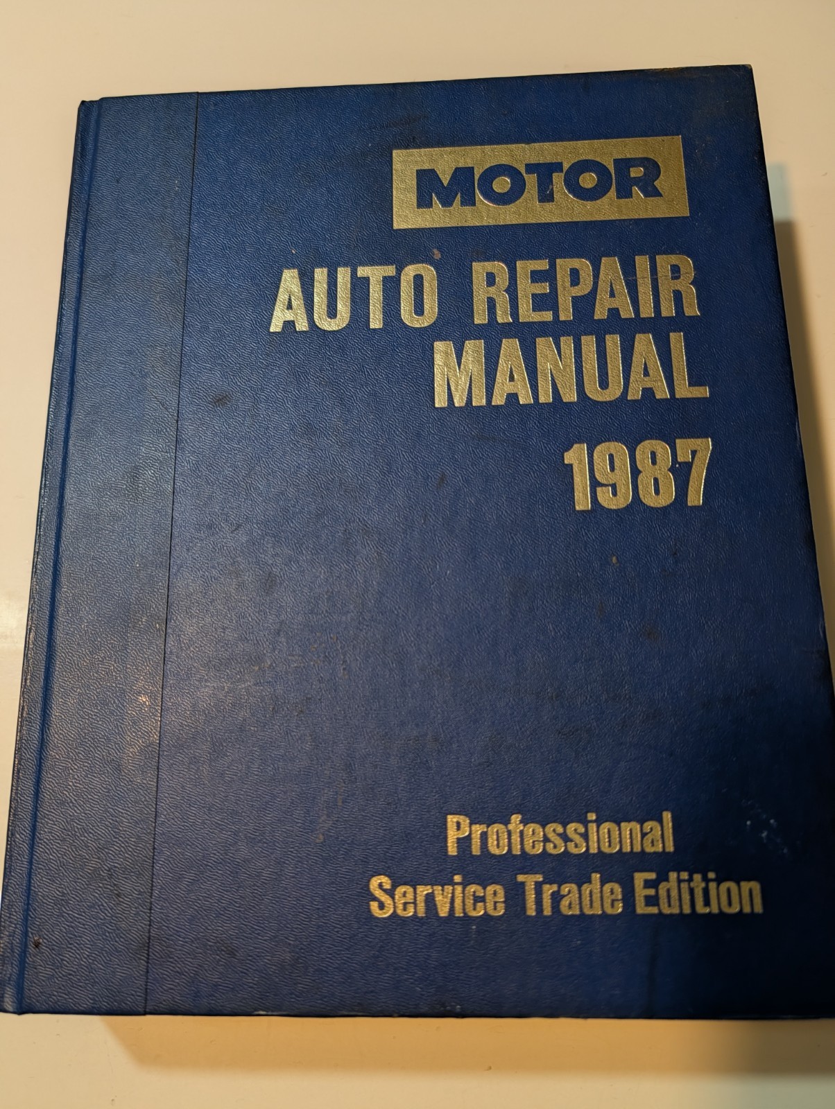 Motor Auto Repair Manual 1976 & 1987 50th Edition Professional Service Trade