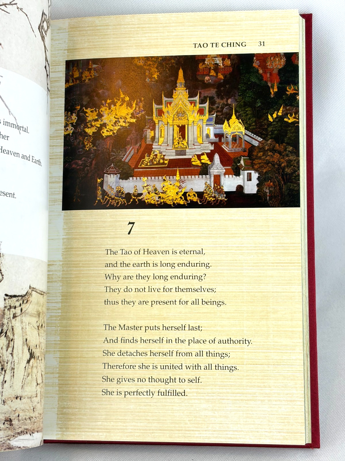 TAO TE CHING by Lao Tzu Deluxe Silkbound Collectible Illustrated Hardcover NEW