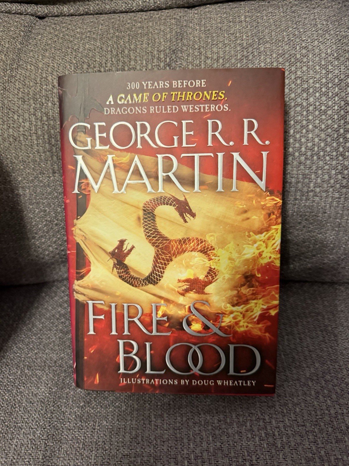 House of the Dragon Fire & Blood George R R Martin SIGNED Rare Game Of Thrones