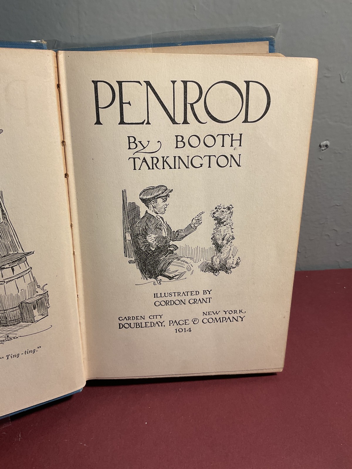 Penrod by Booth Tarkington 1914 Doubleday Page & Co. Illustrated Gordon Grant