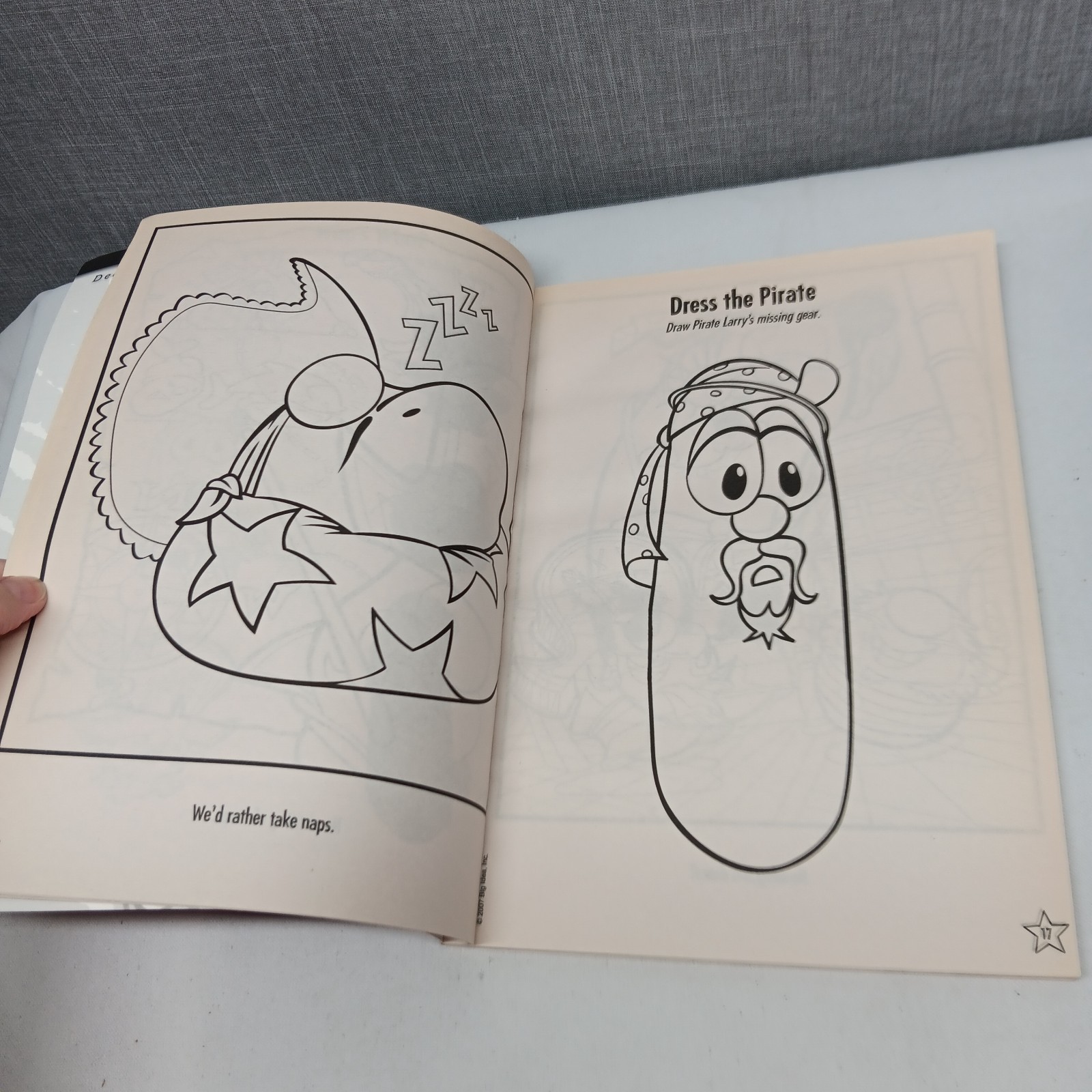 Big Idea VeggieTales Veggie Fever Jumbo Coloring Activity Book 2007 112 pages