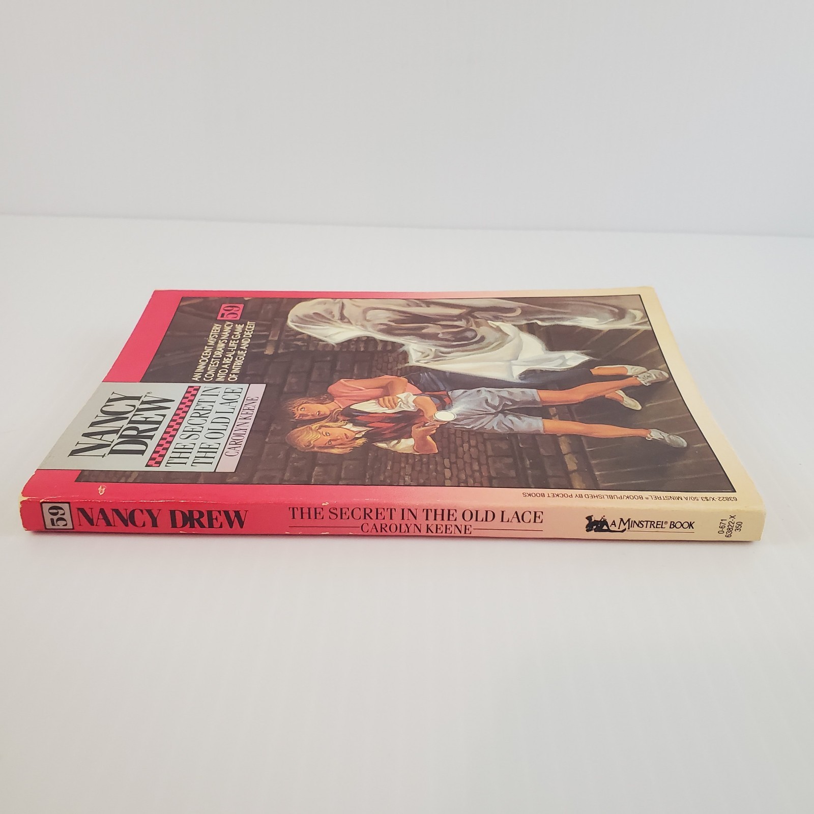 Nancy Drew The Secret In The Old Lace #59 Minstrel VTG Cover Carolyn Keene 1988