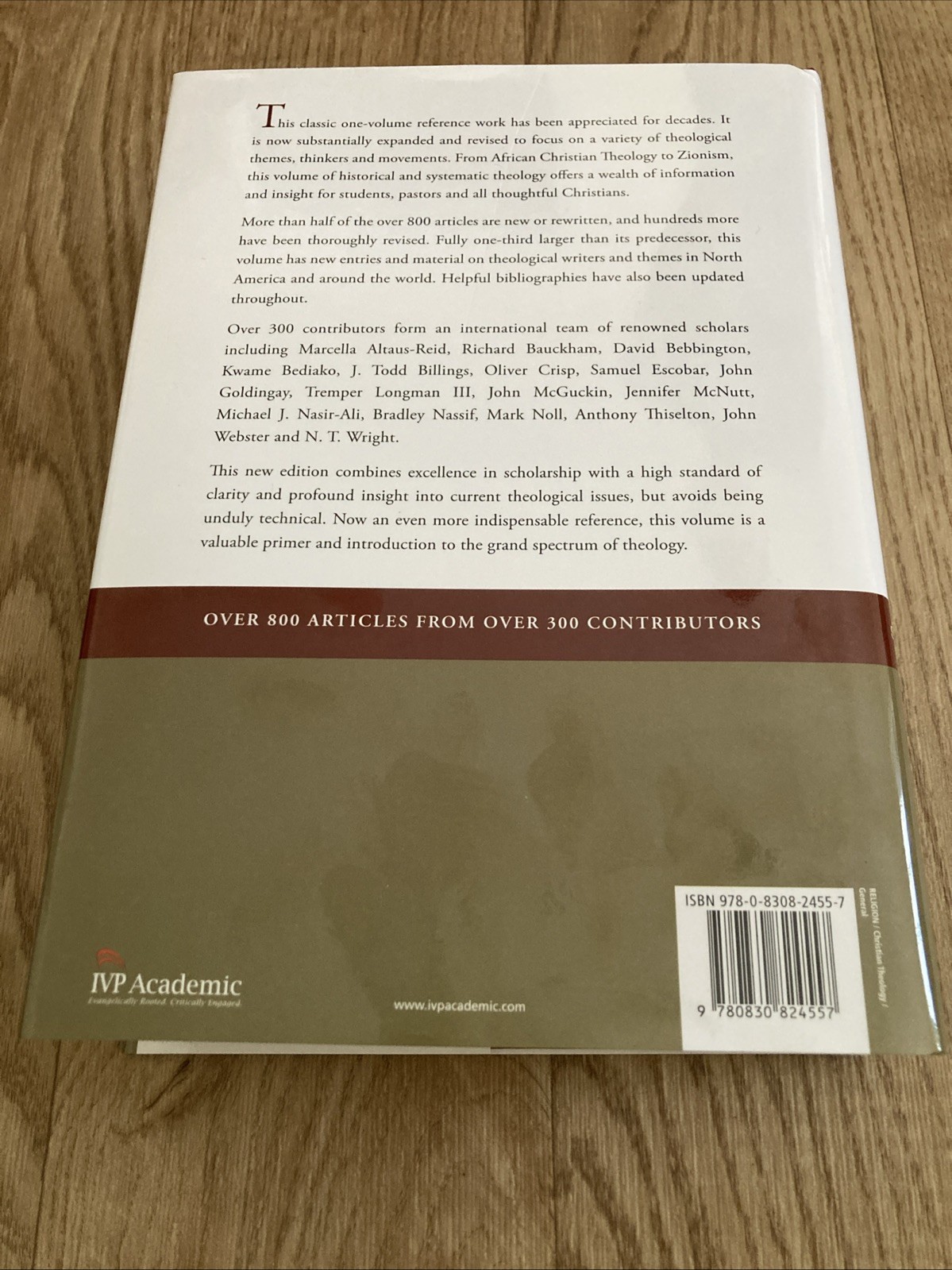 New Dictionary of Theology: Historical and Systematic IVP academic NEW HARDCOVER