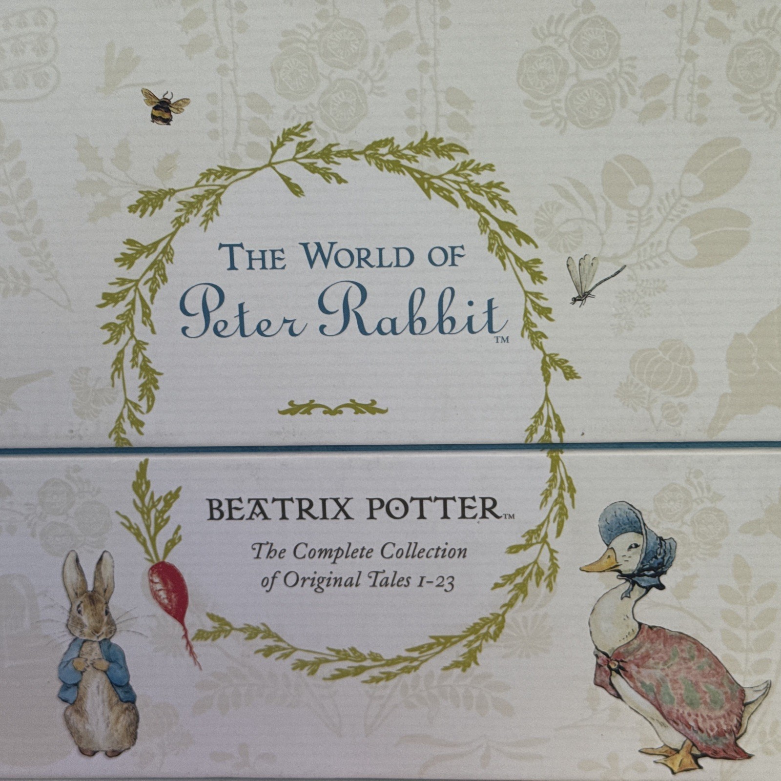 Beatrix Potter World Of Peter Rabbit Tales Complete Collection 1-23 Book Set Box