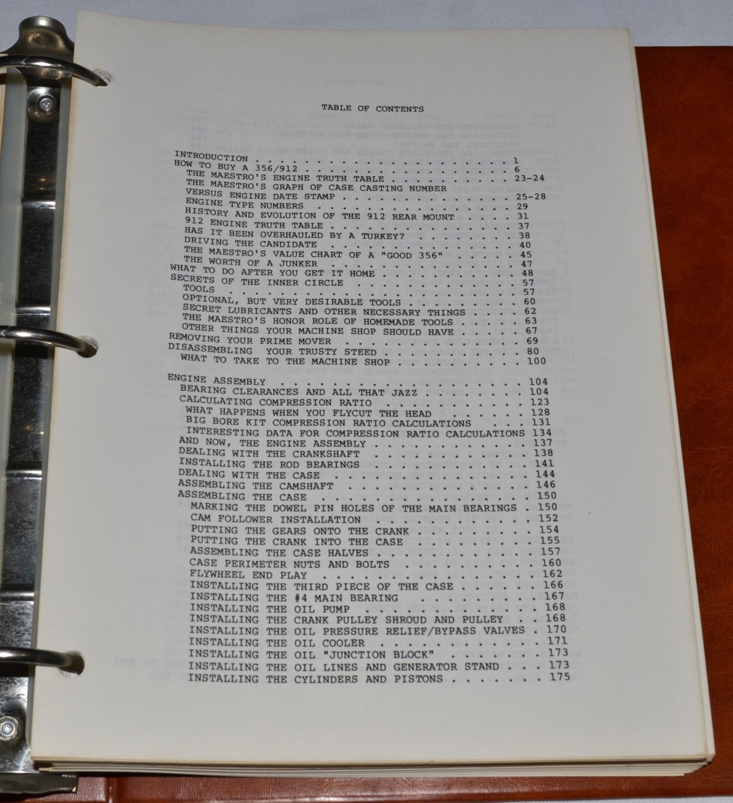 Harry Pellow SECRETS OF THE INNER CIRCLE Porsche 356/912 Engine Guide Manual 1.1