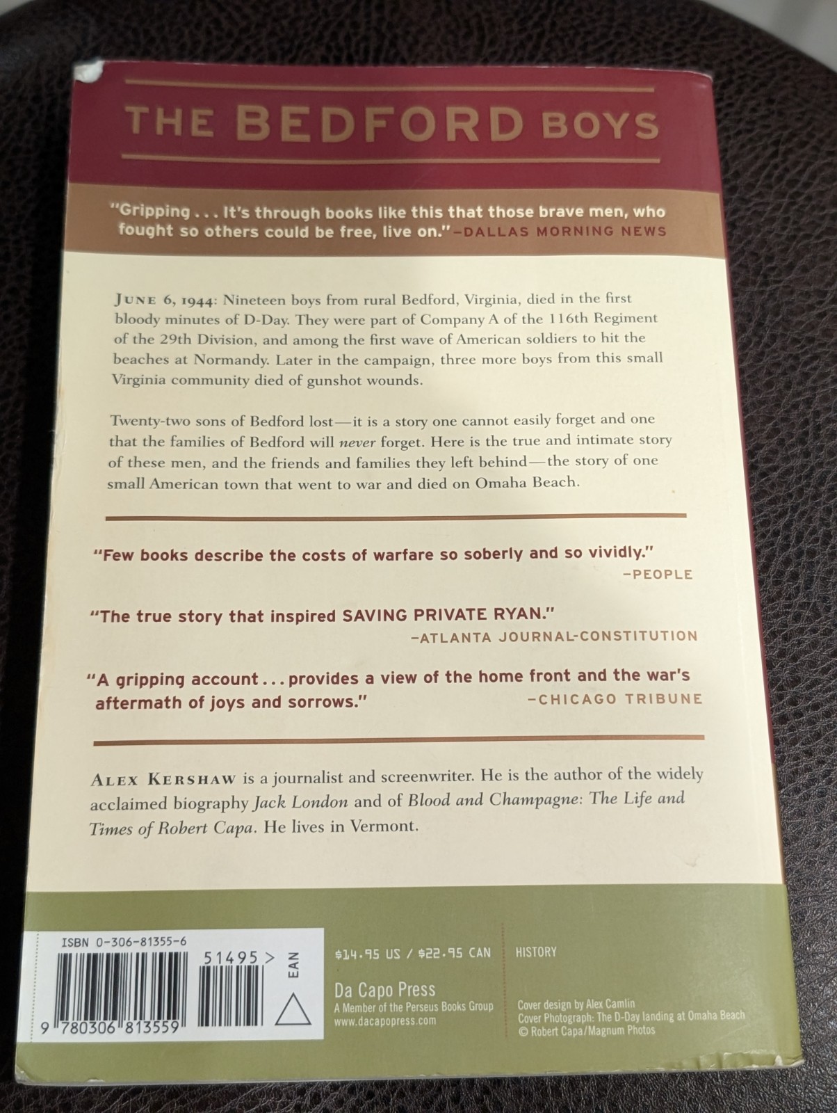 The Bedford Boys by Alex Kershaw Paperback VG