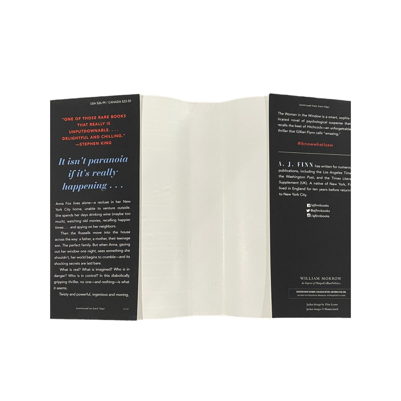 The Woman in the Window : A Novel by A. J. Finn (2018, Hardcover)