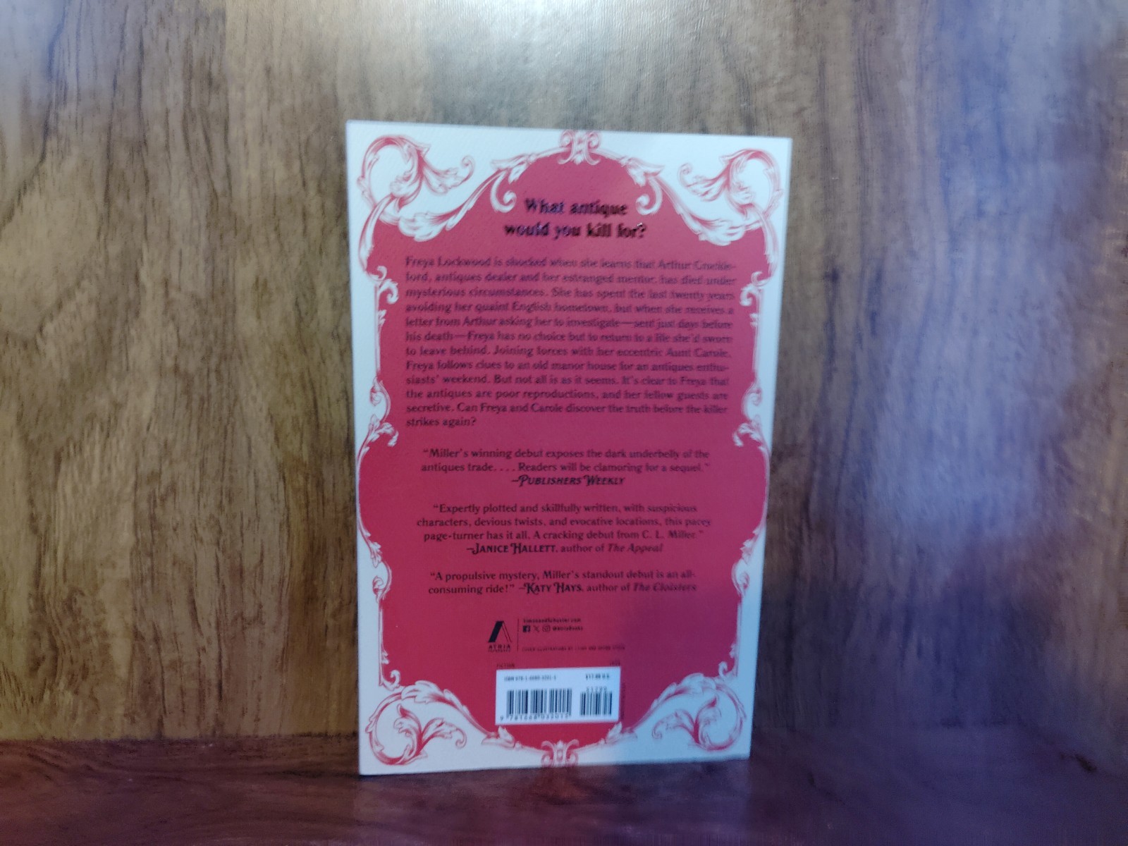 The Antique Hunter’s Guide to Murder C L Miller Trade Paperback Atria Books Myst