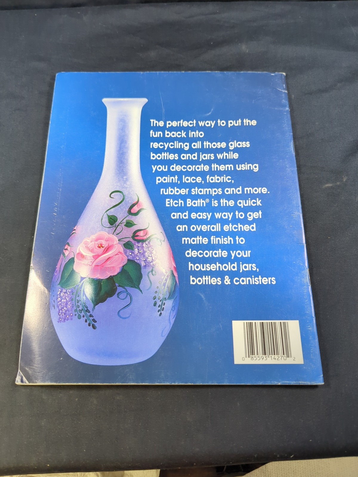 Etch Bath Glass Dipping Solution PB Book with Complete Instructions 26 Pages