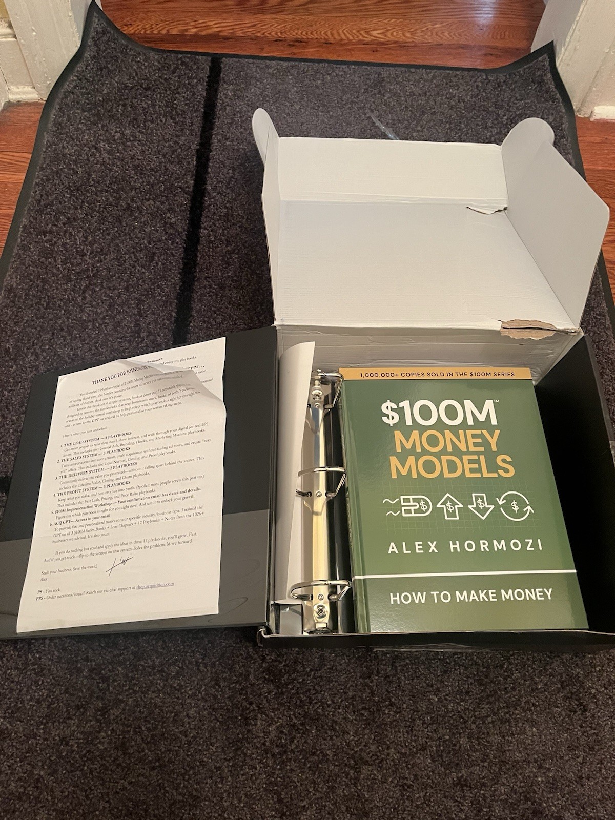 6k 100M Play Books– 12 Playbooks Sealed (Alex Hormozi)