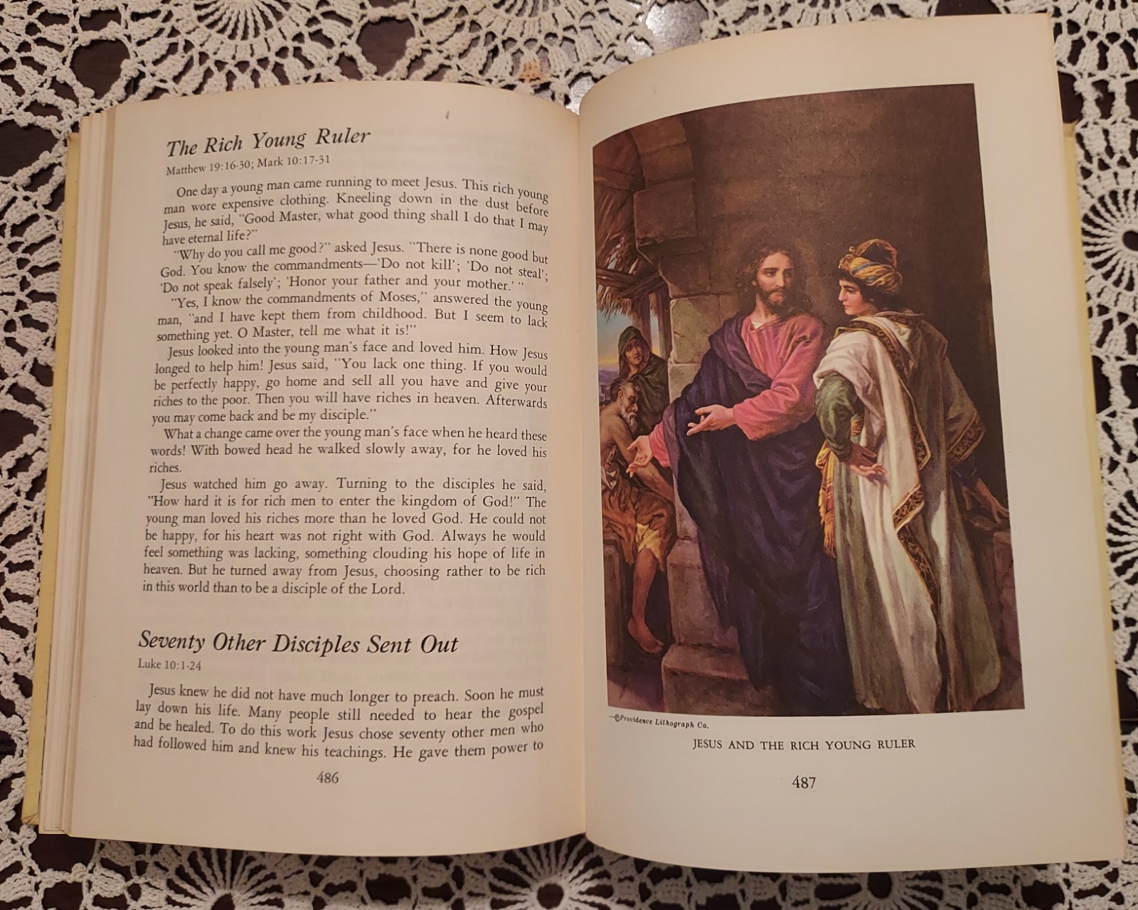 Vintage 1955 Egermeier’s Illustrated Bible Story Book Hardcover Christian