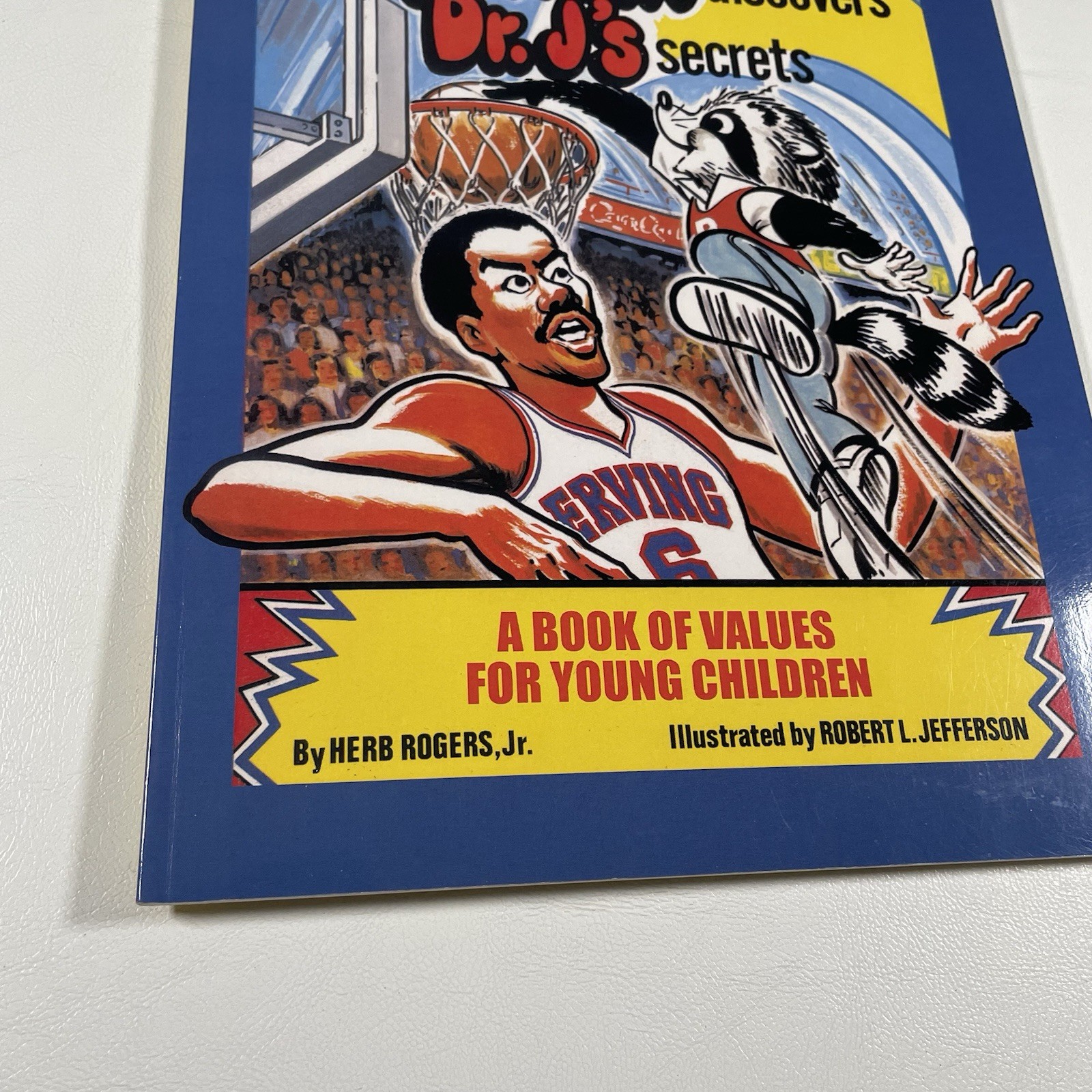 Roger Robbie Discovers Dr. J’s Secrets Signed Book Herb Rogers Jr 2006 Autograph