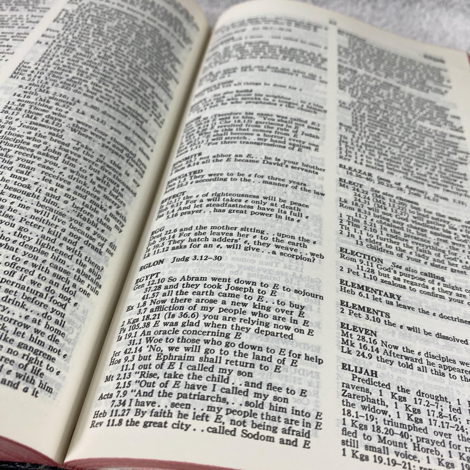 Vintage The Bible Revised Standard Version 1973 ABS Concordance Hardcover Maps