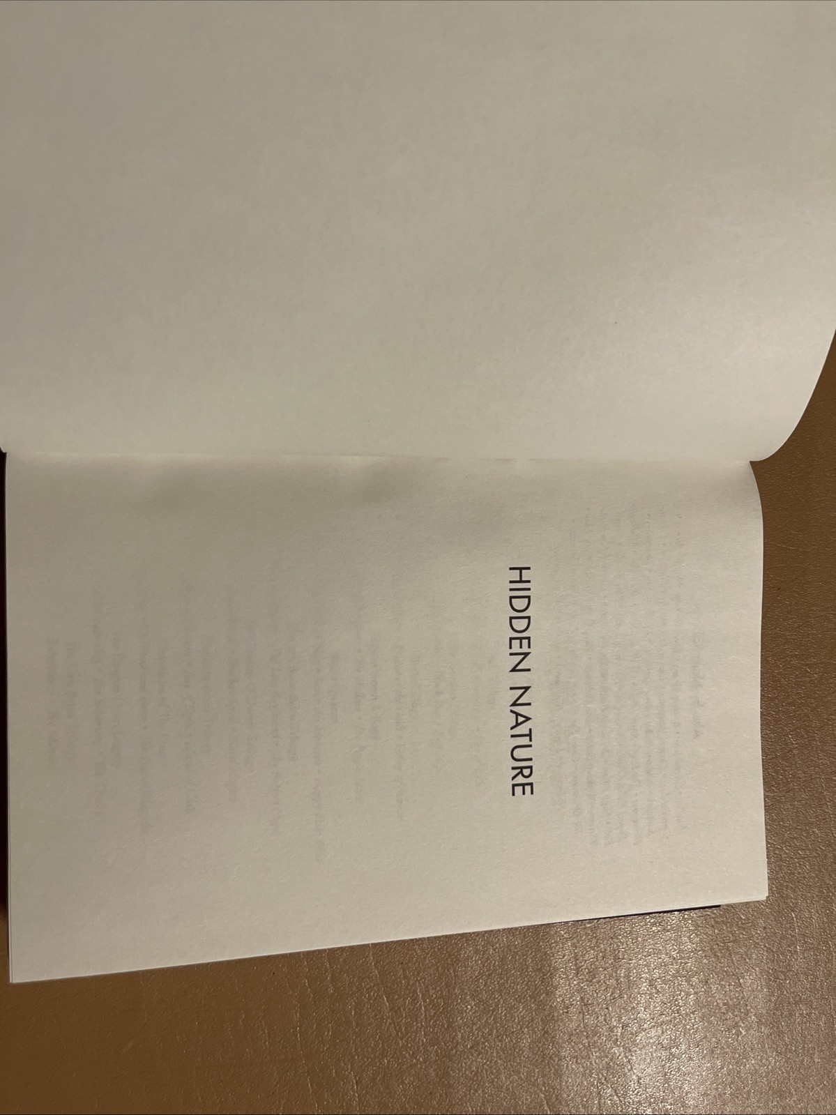 Hidden Nature by Nora Roberts 2025, Hardcover First Edition / 1st Printing