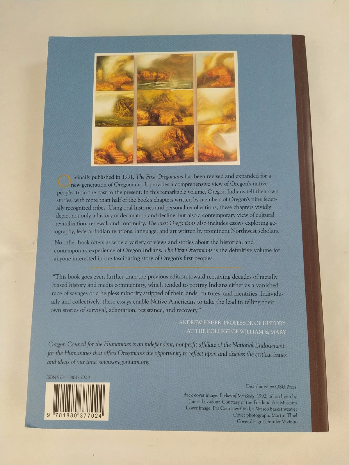 The First Oregonians Laura Berg Second Edition 2007 Paperback 348 pages History