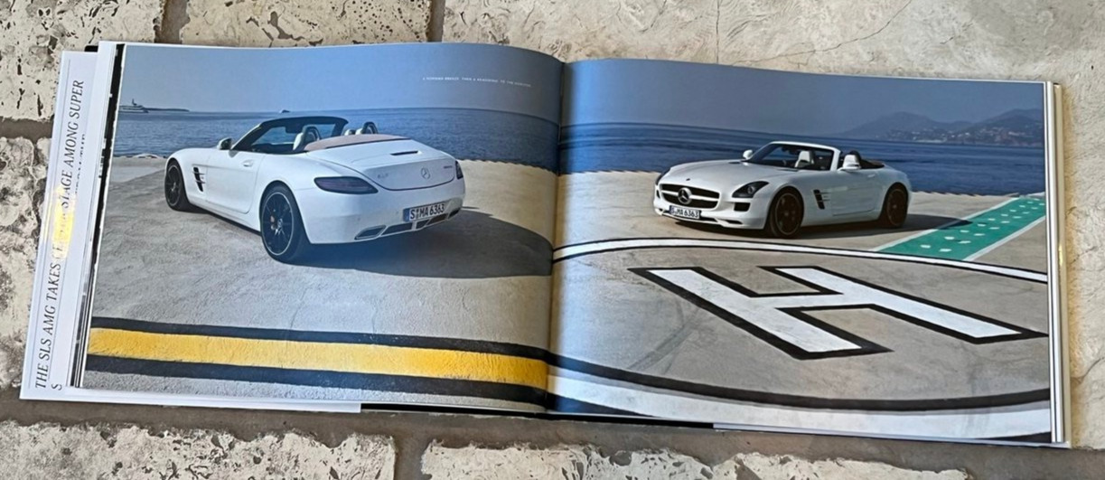 Mercedes-Benz SLS AMG Hardcover Book printed in 2011 Letter and Box Case English