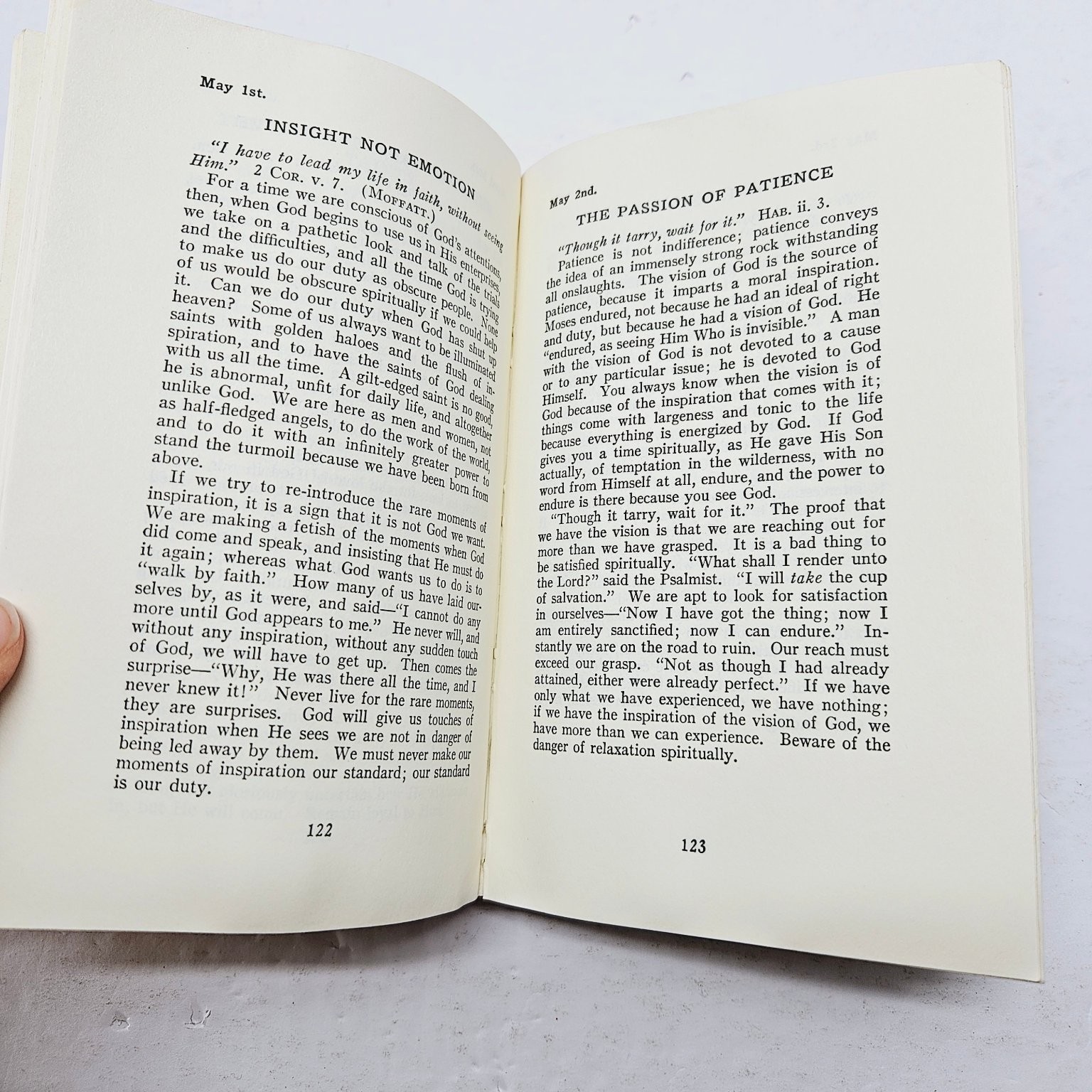 Vintage 1935 My Utmost for His Highest – Cloth Cover – Oswald Chambers Hardcover