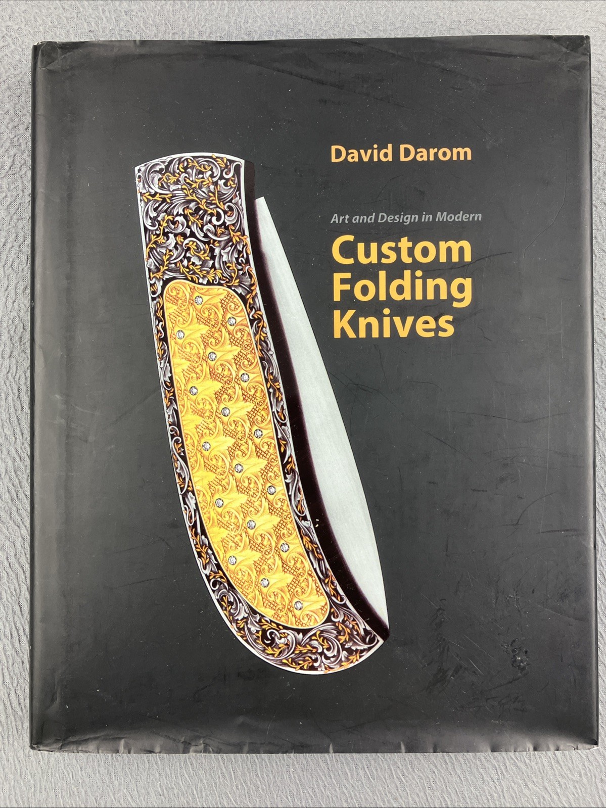 Art and Design in Modern Custom Folding Knives by Darom Damascus Blades Amazing!