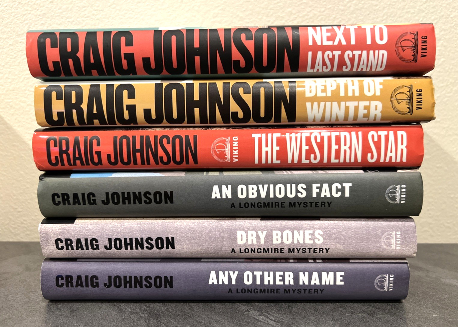 Longmire Book Lot of 17 by Craig Johnson – Books 1-14 & 16 Plus 9.5 & 10.5