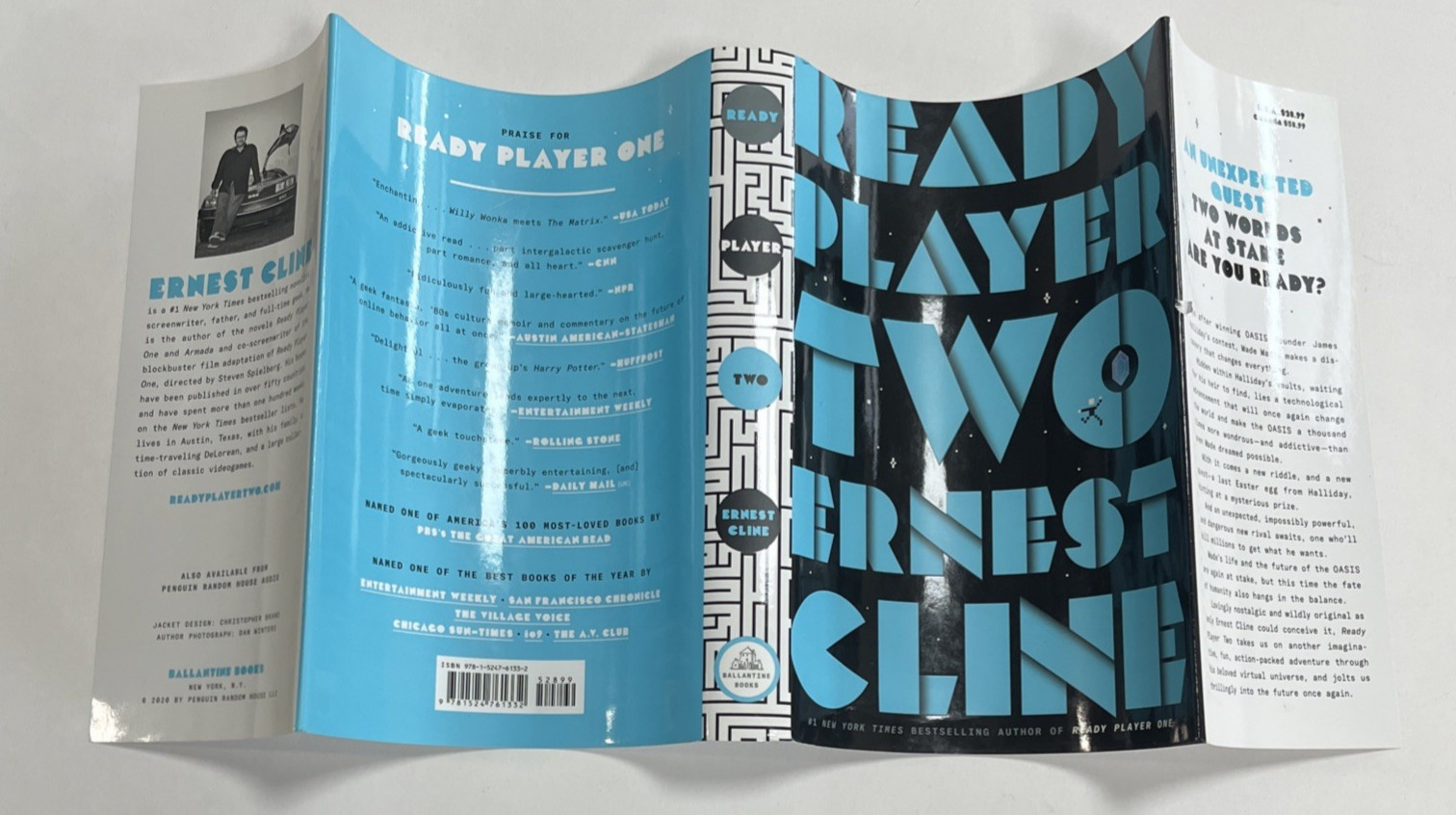 Ready Player Two by Ernest Cline 2020 1st Edition 1st Print HC/DJ Unread NF