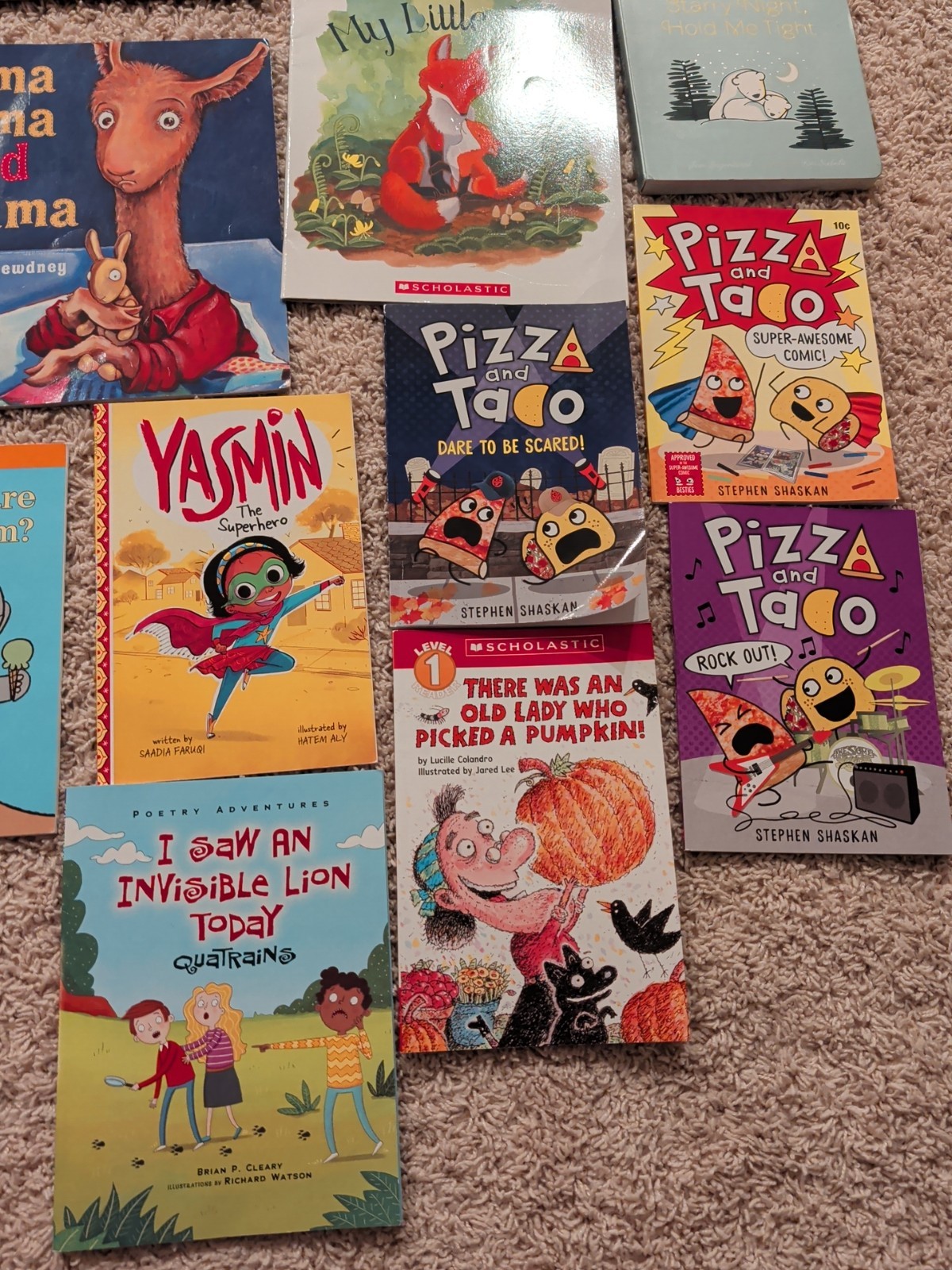 Lot of 17 Children Books – Includes Pizza & Taco, Elephant & Piggie, N More