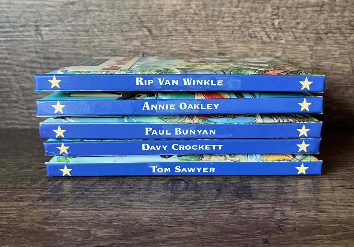 VTG 1998 American Classics Collection Illustrated Mini Books For Kids Ships Fast
