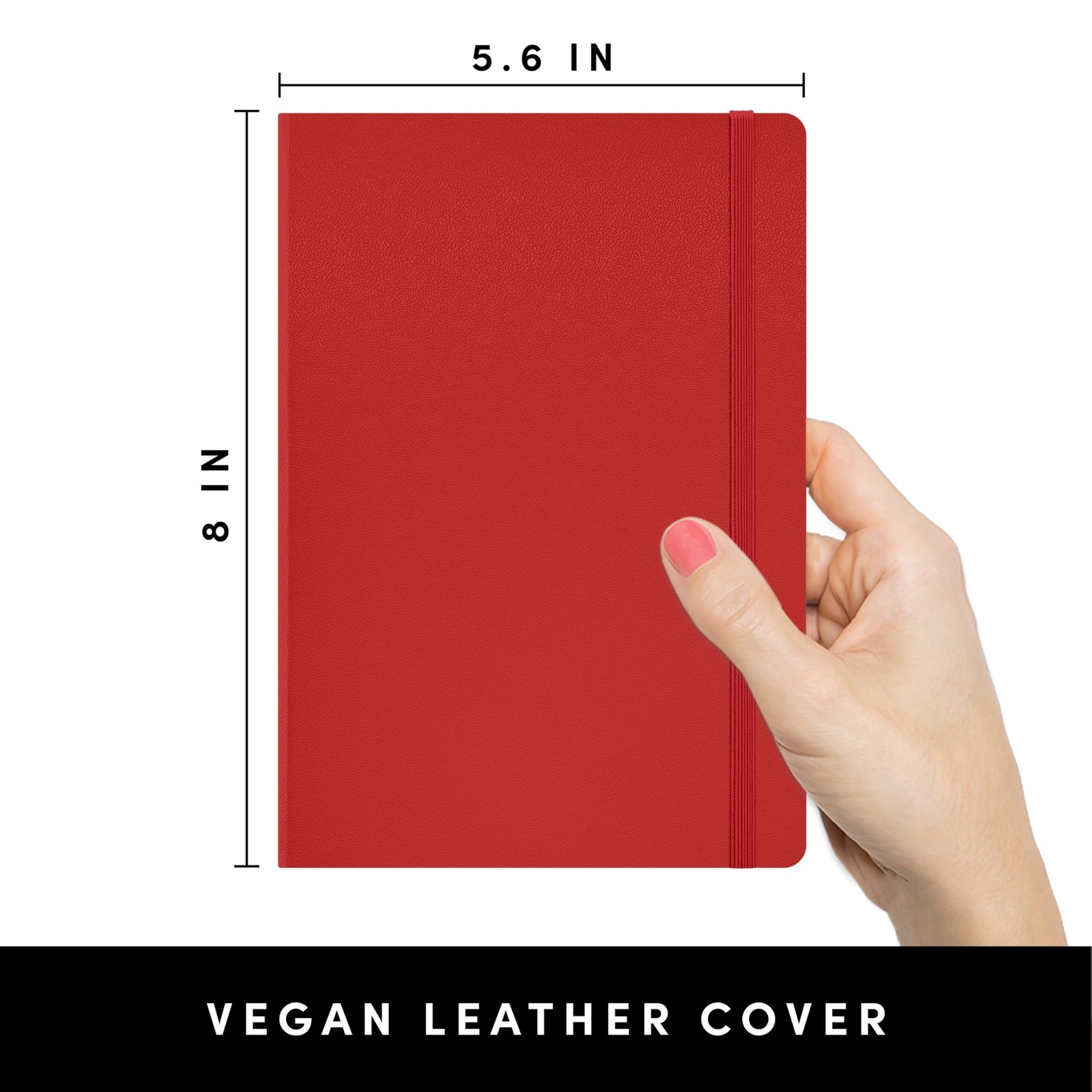 Lined Journal Notebook, Hardcover Journal for Women & Men, 160 Pages, (5.6 in…