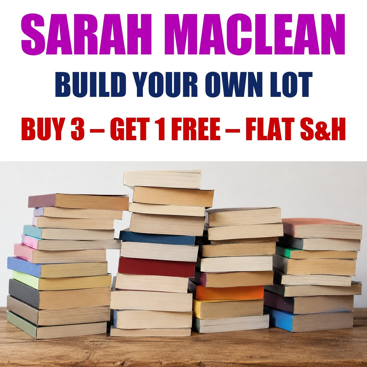 Sarah Maclean Paperback Books – Build Your Own Book Lot – Flat Shipping