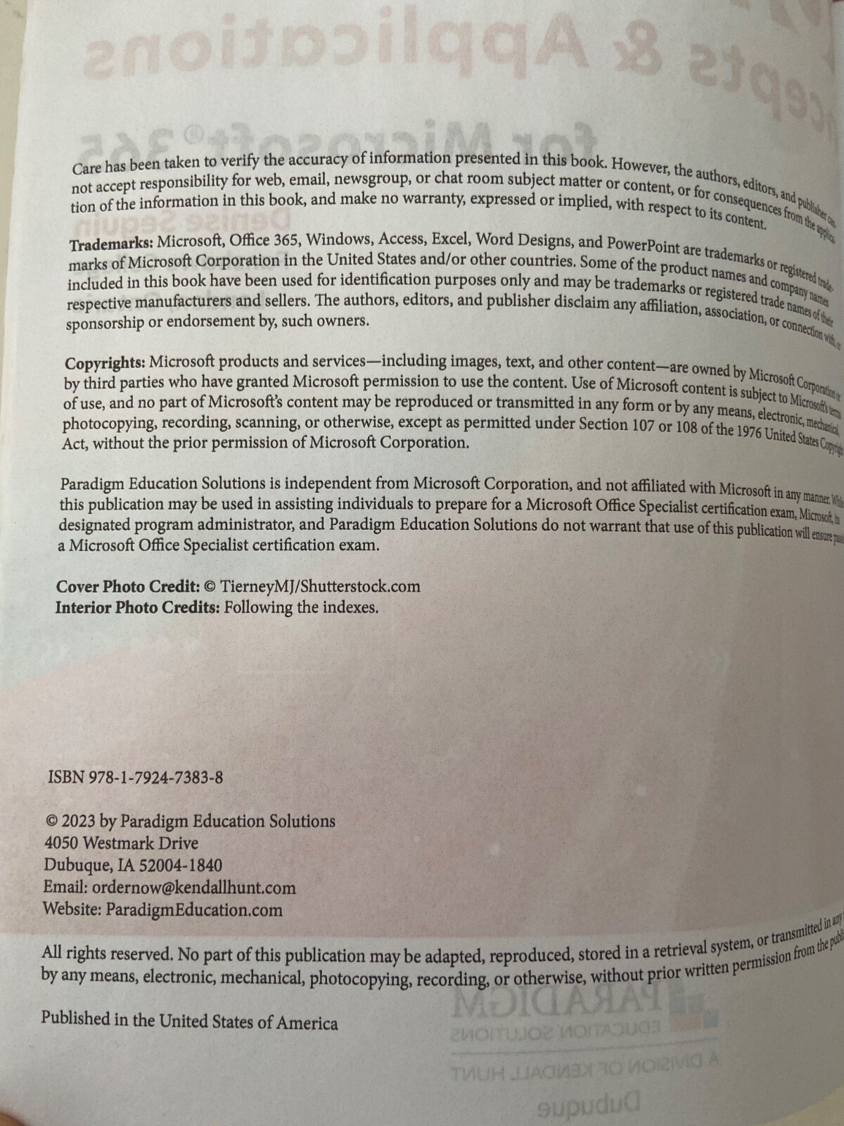 Seguin’s Computer Concepts & Applications for Microsoft 365 (2023, Paperback)