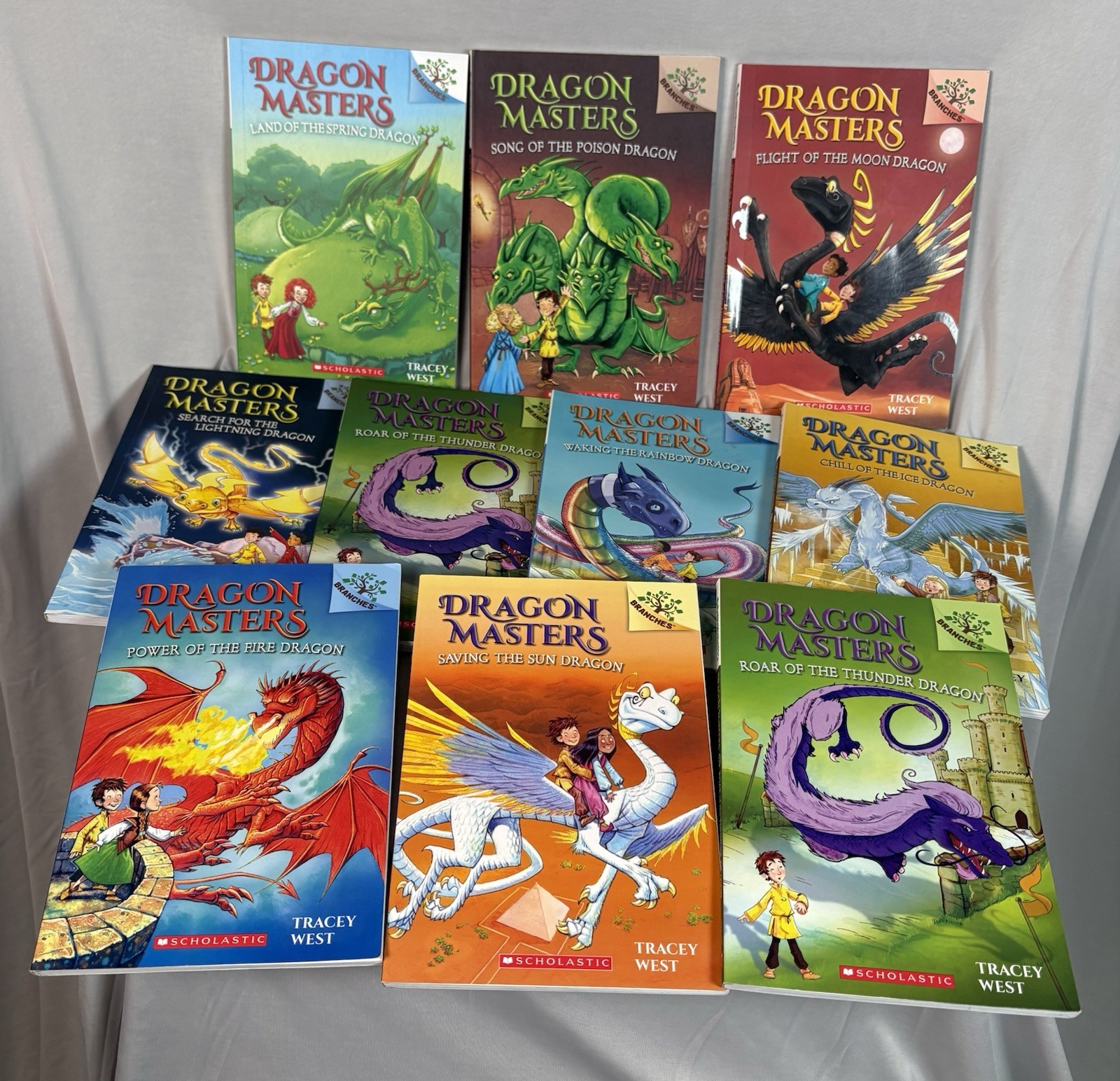 Dragon Masters Book Lot of 9 By Tracey West for Ages 6-8 – Different Adventures