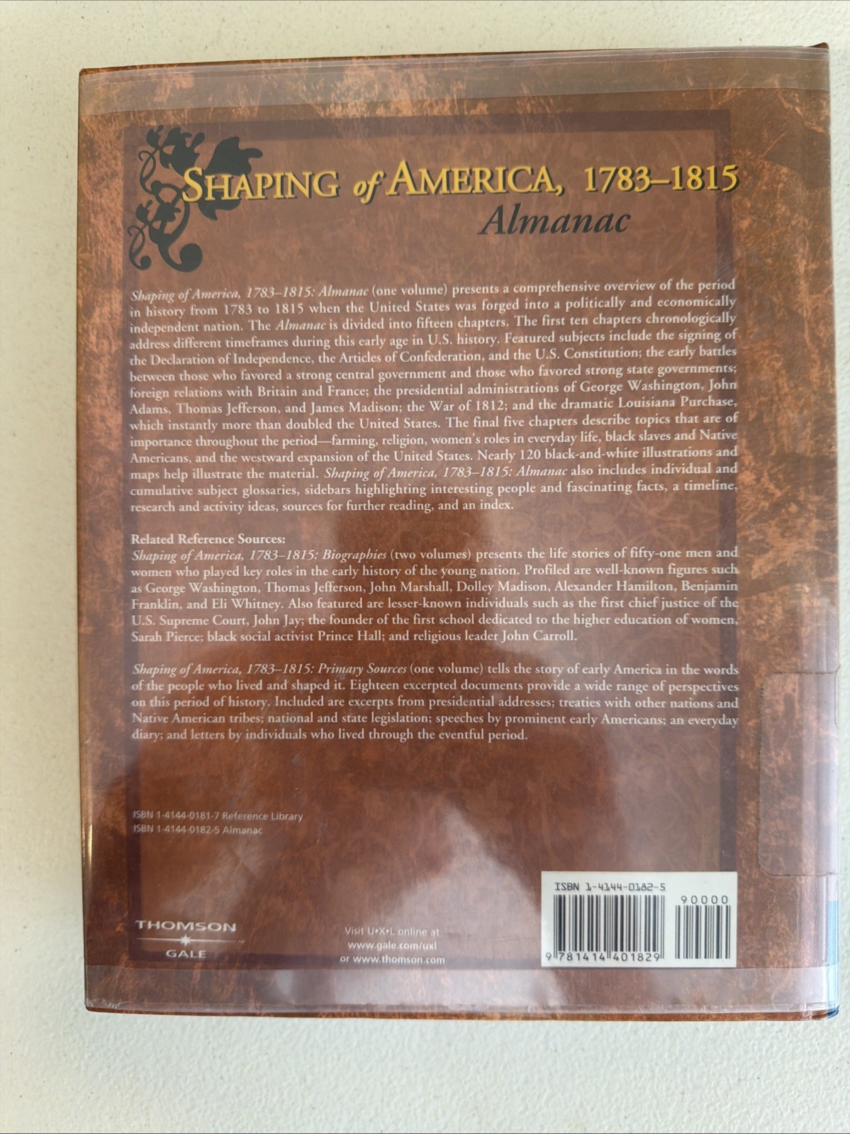Shaping of America Almanac by Sharon M. Hanes (2005, Hardcover)