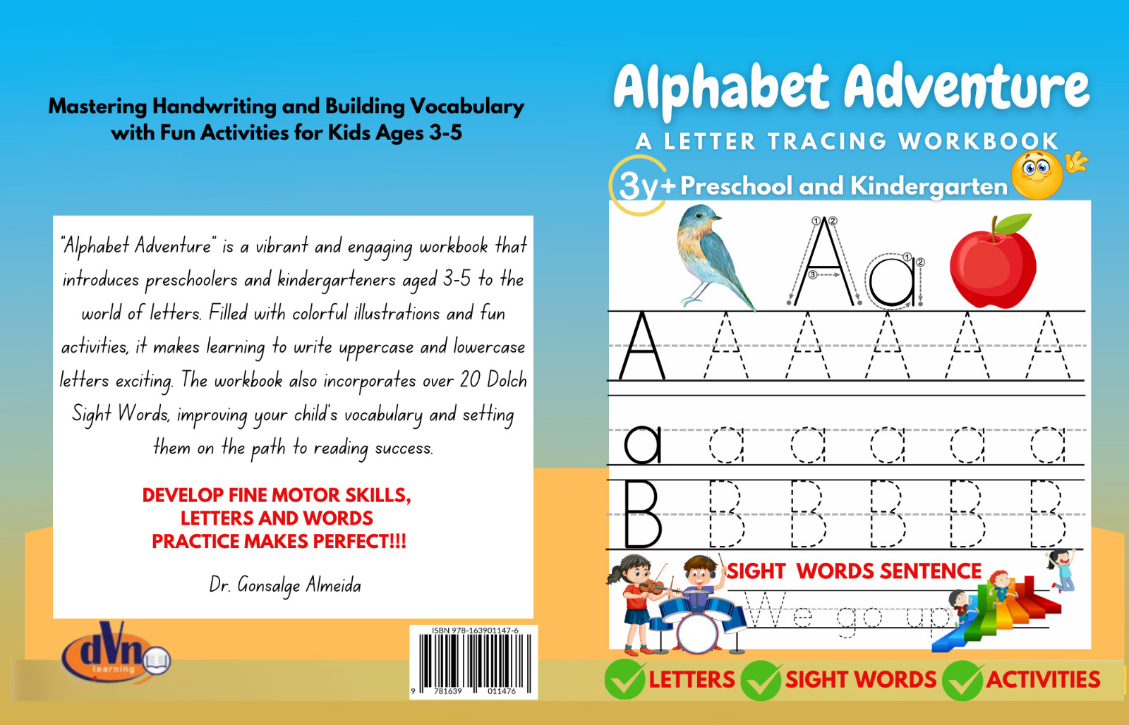 Alphabet Adventure: A Letter Tracing Workbook for Preschool and Kindergarten