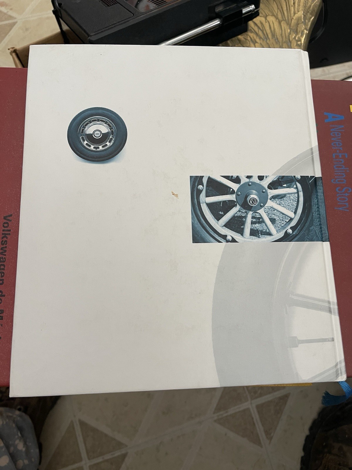 A HISTORY OF PROGRESS—CHRONICLE OF AUDI AG (1996) HARDCOVER—276 PAGES Good Book.