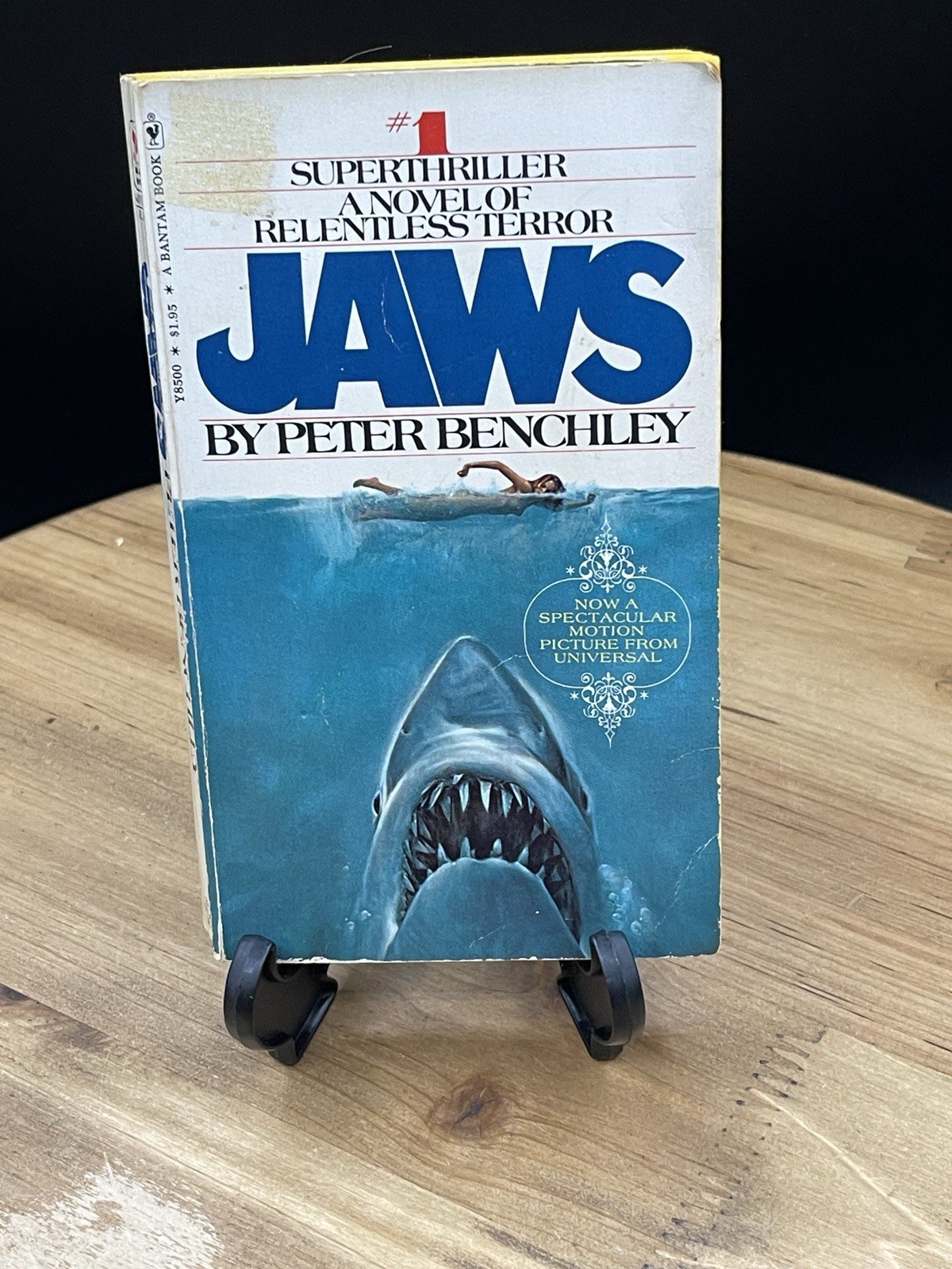 Jaws 1974 Peter Benchley, Bantam Edition Paperback 20th Printing