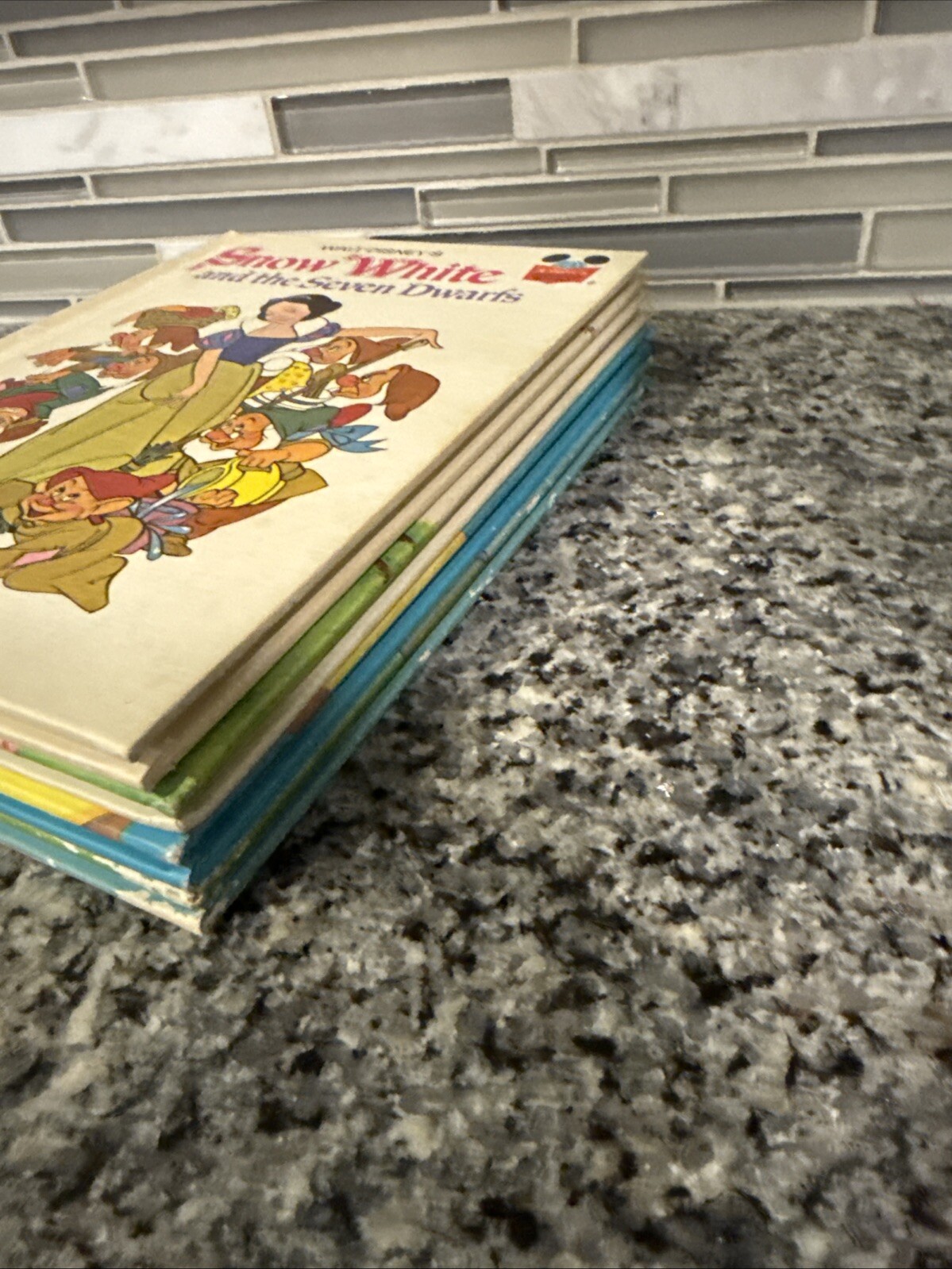 Vtg 1975 Walt Disney Wonderful World Of Reading 4 Book Lot Bambi Lion Aristocrat
