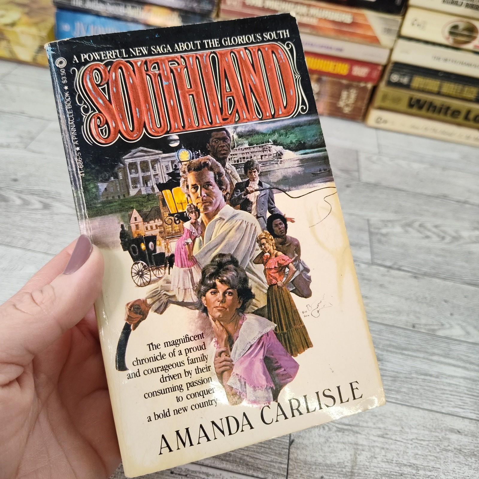 Southland Amanda Carlisle 1982 Pinnacle 1st Print Paperback Historical Fiction