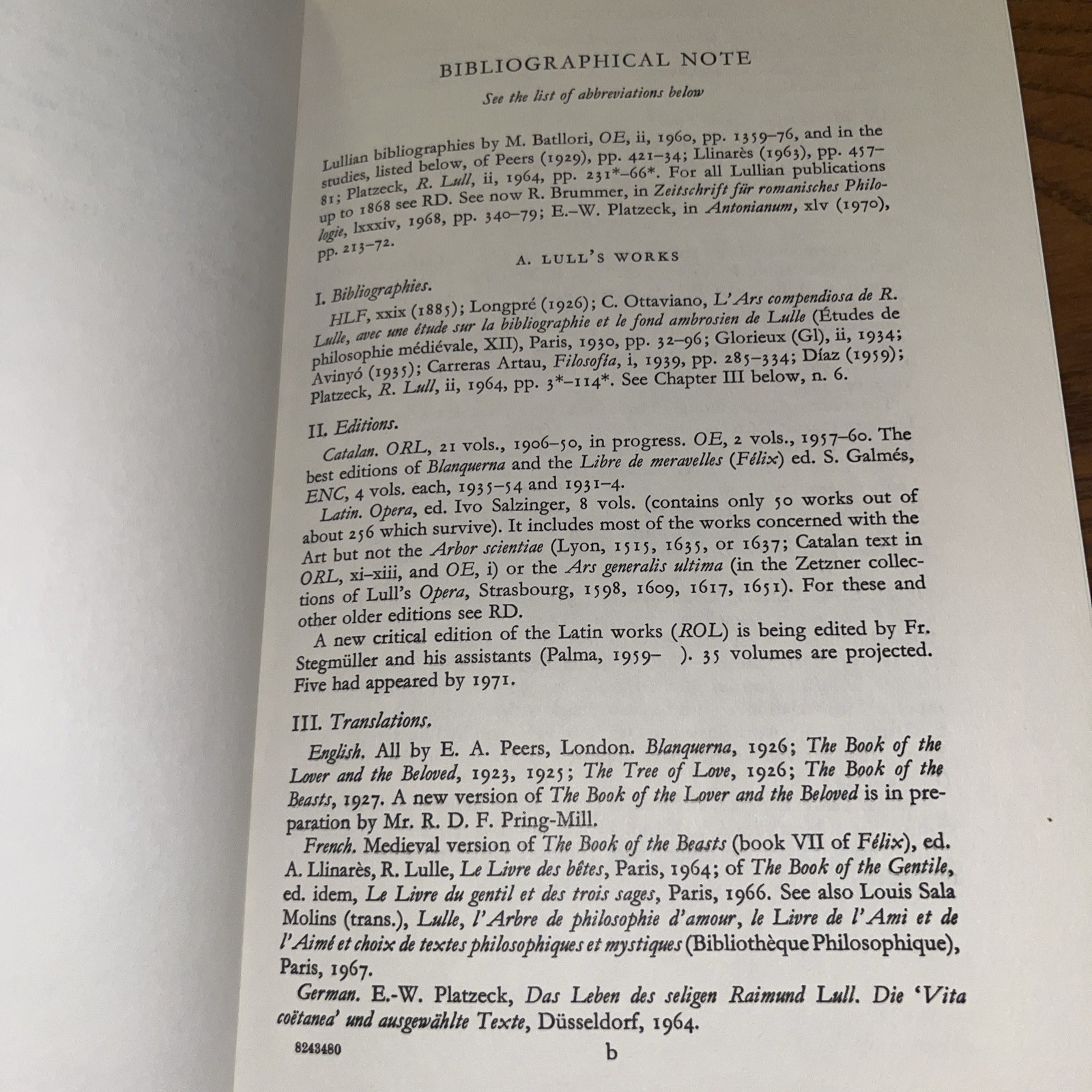 Ramon Lull and Lullism in fourteenth-century France by J. N. Hillgarth • 1971
