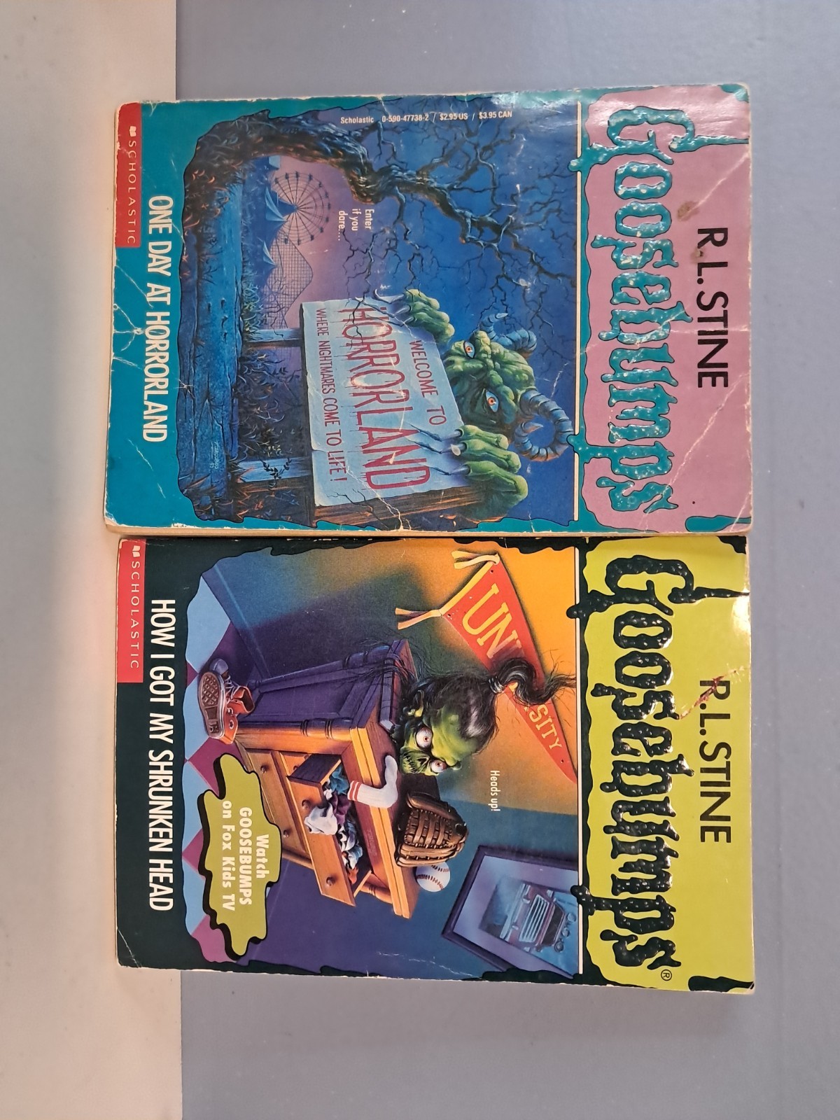 Lot Of 17 Vtg Goosebumps Books 1st Scholastic Printing