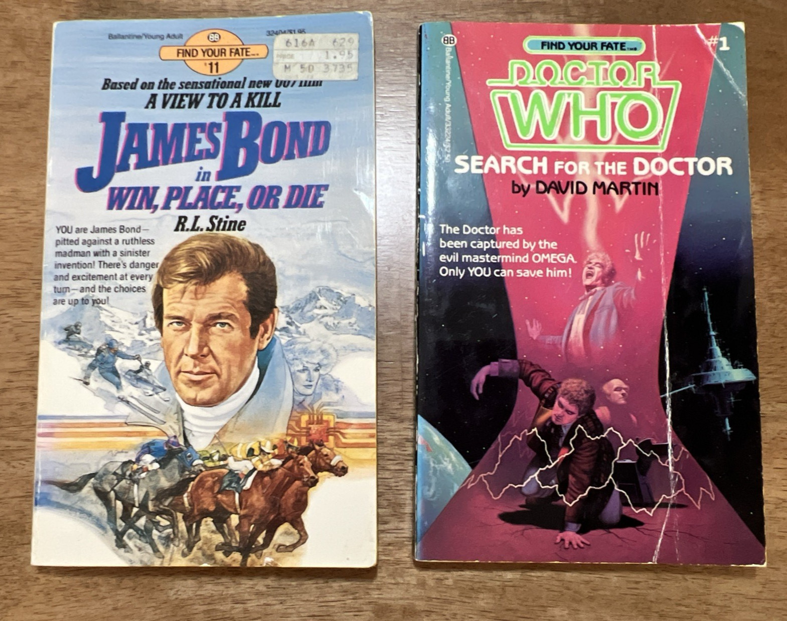 Lot of 10 Vintage CYOA Paperbacks: James Bond Find Your Fate, Twistaplot & More!