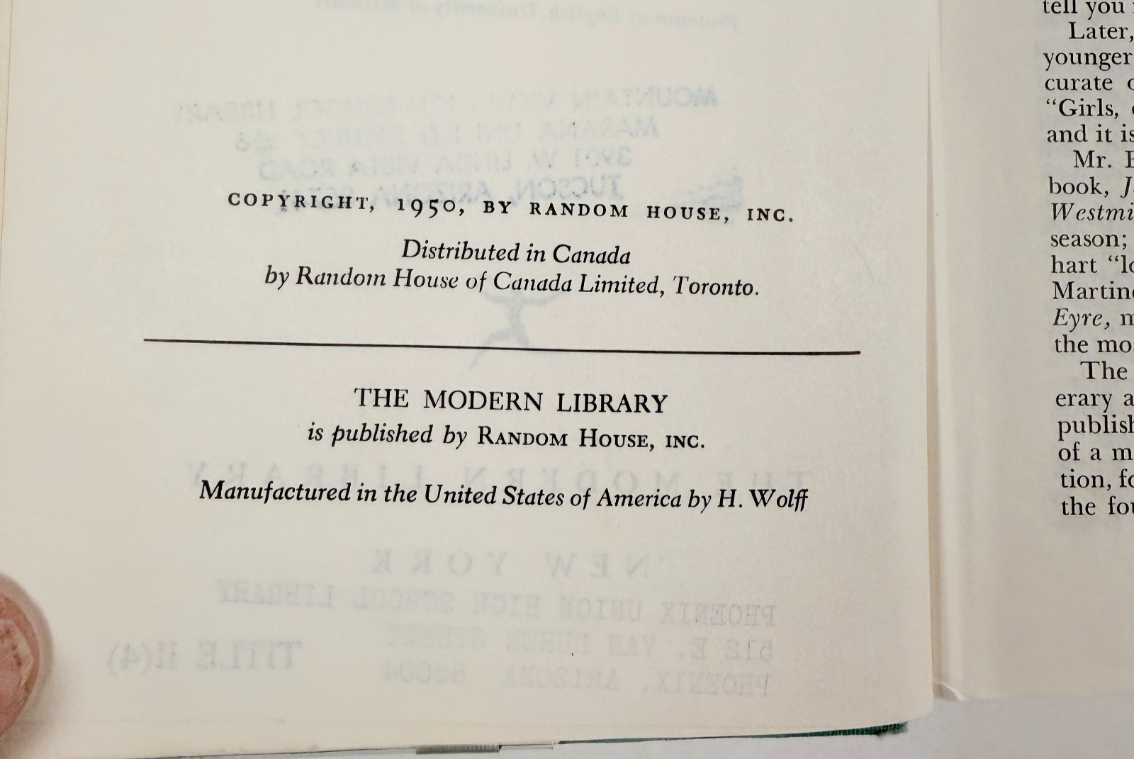 Classic Novels, Mid 19th Century Bundle of 6 Assortment paperbacks / Hardcovers